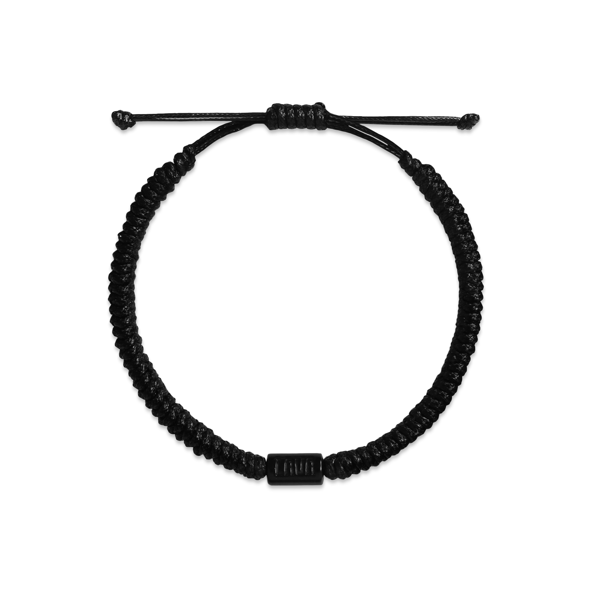 Black String Braid Bracelet - STR-D8